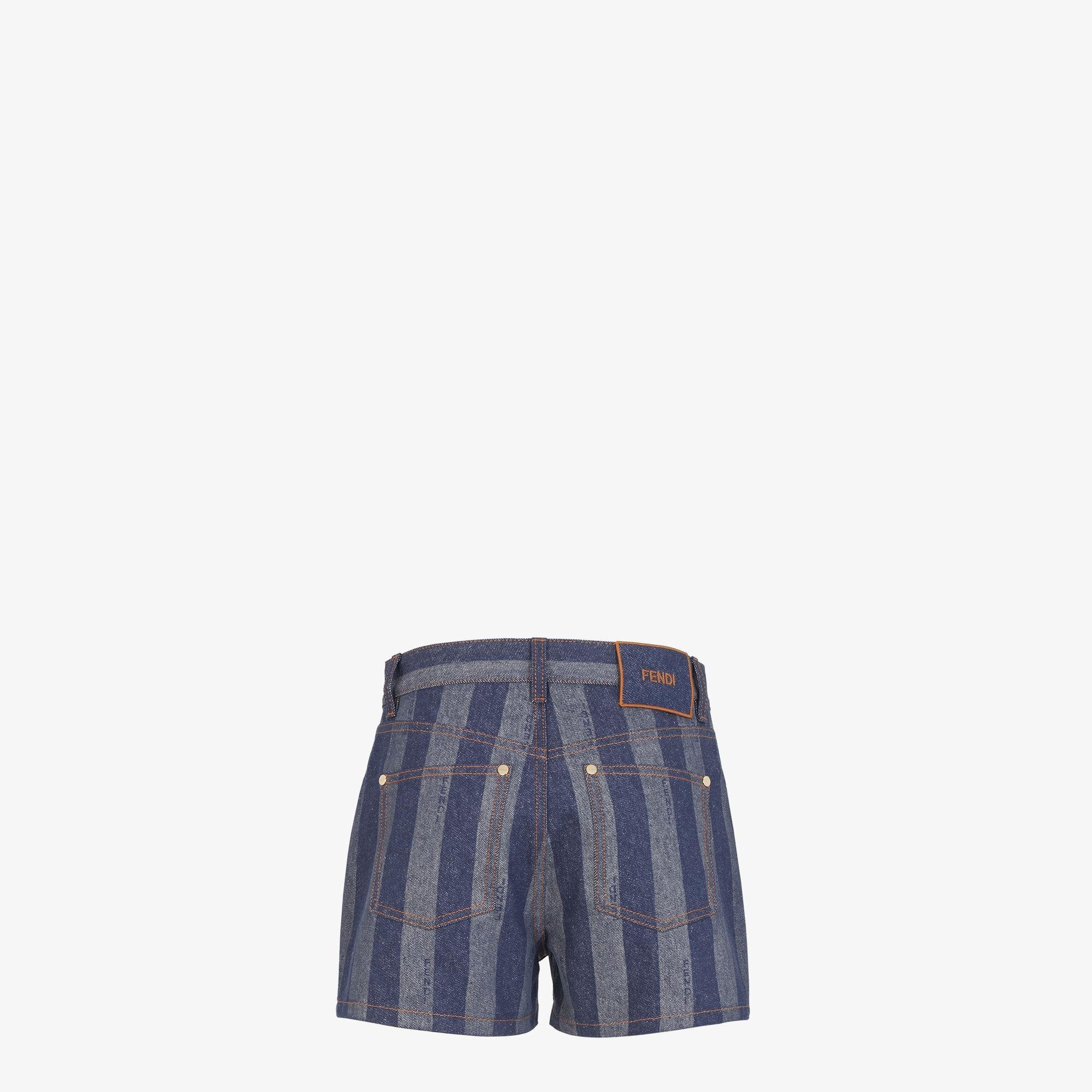 Short JeansBlue Pequin denim short pants Product Image