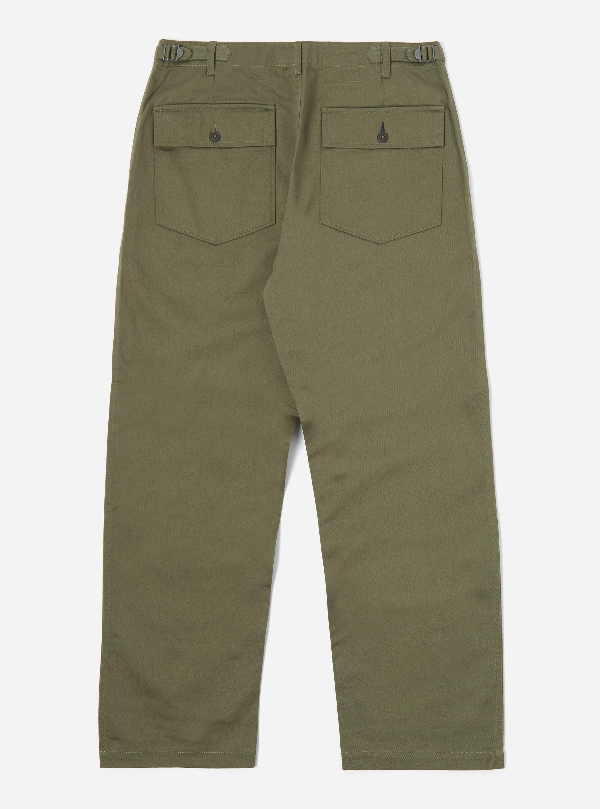 Universal Works Fatigue Pant in Light Olive Twill Product Image