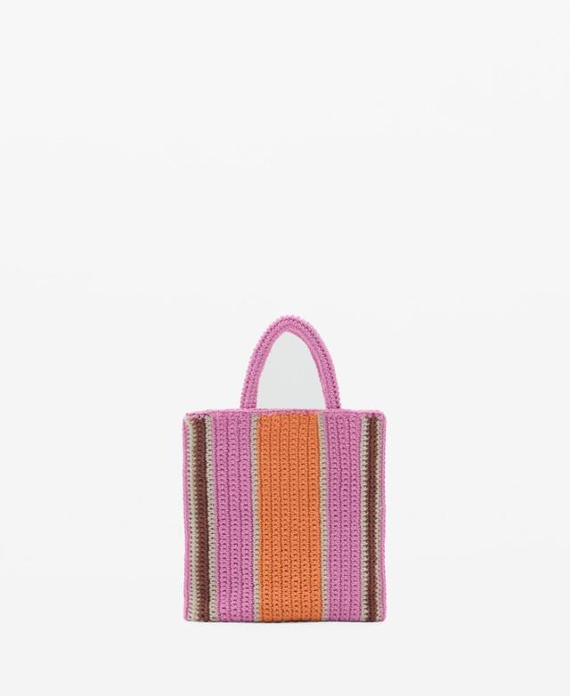 MANGO - Crochet shopper bag - One size - Women Product Image