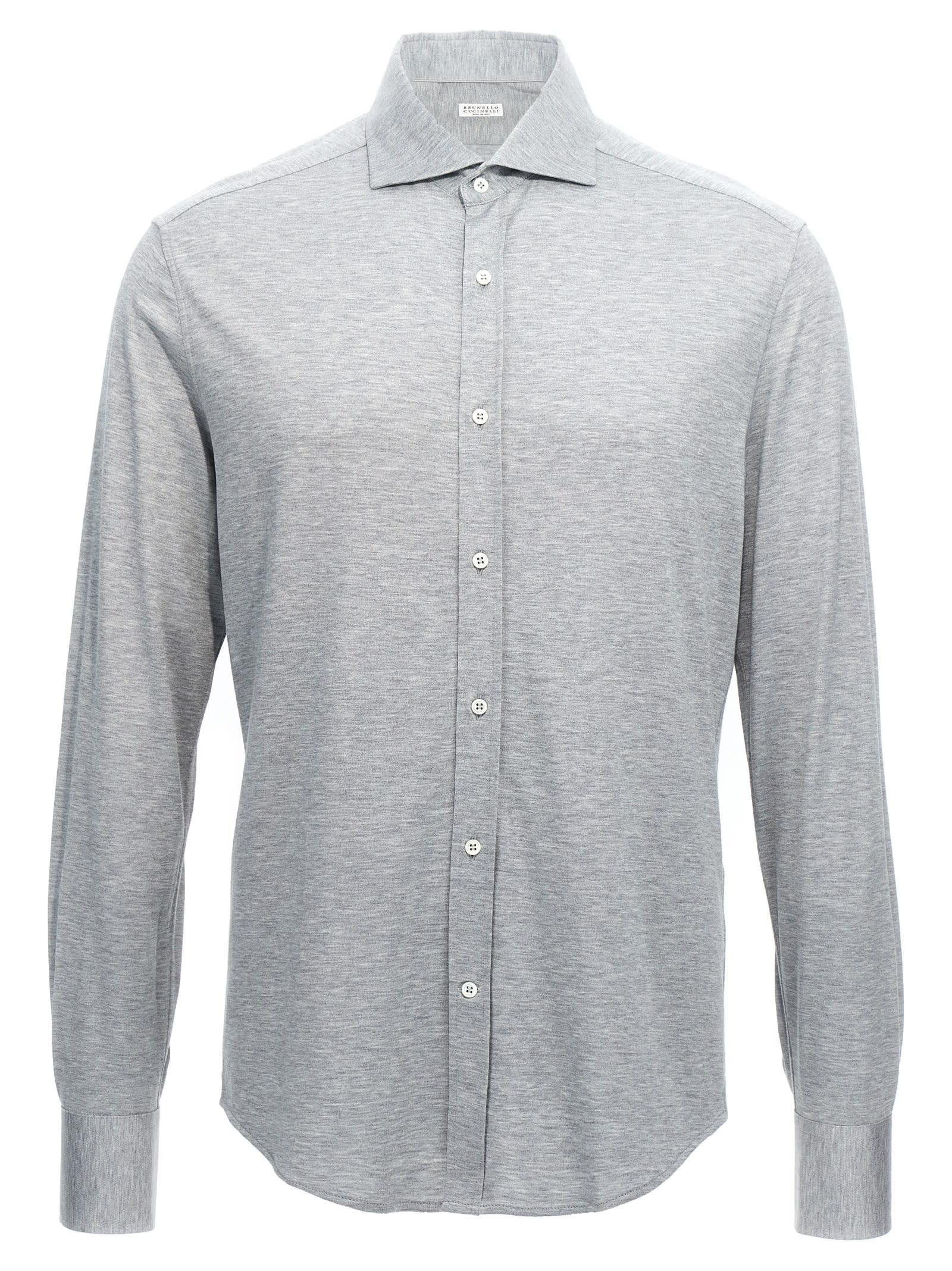 BRUNELLO CUCINELLI Shirts In Gray Product Image