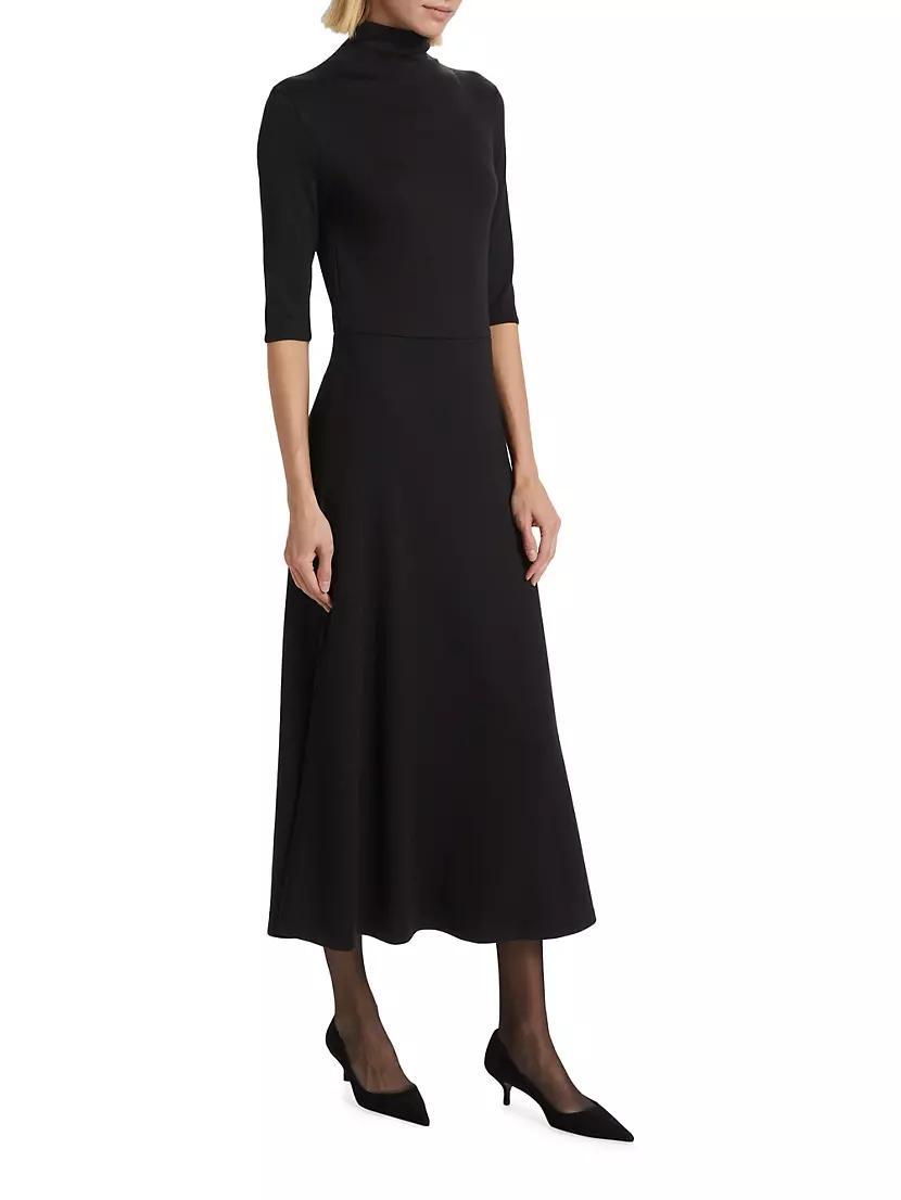 Turtleneck Knit Midi-Dress Product Image