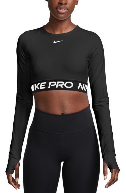 Women's Nike Pro 365 Dri-FIT Cropped Long-Sleeve Top Product Image