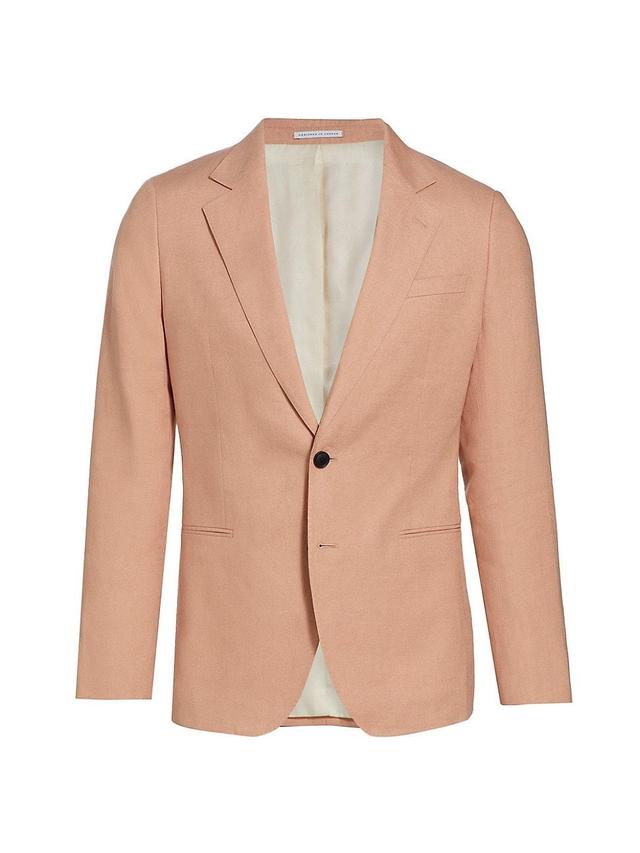 Mens Kin B Linen Two-Button Blazer Product Image