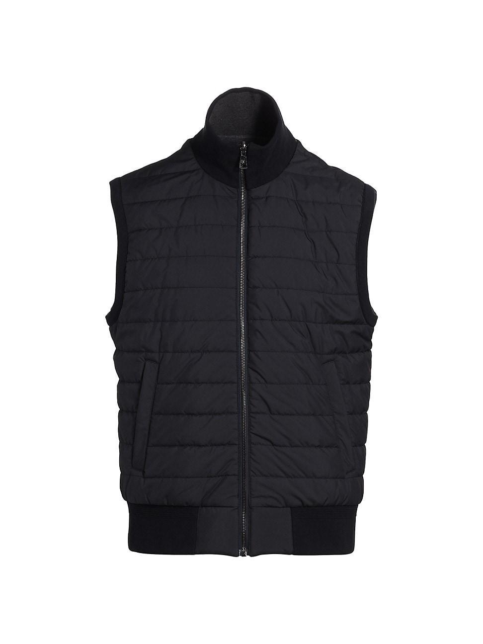 Mens Quilted Reversible Vest Product Image