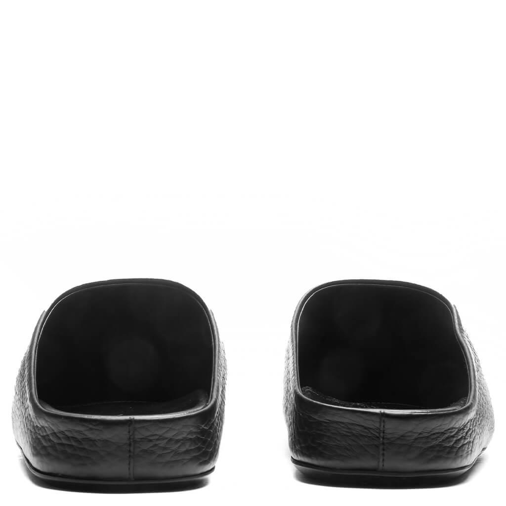 Leather Fussbett Sabot - Black Male Product Image