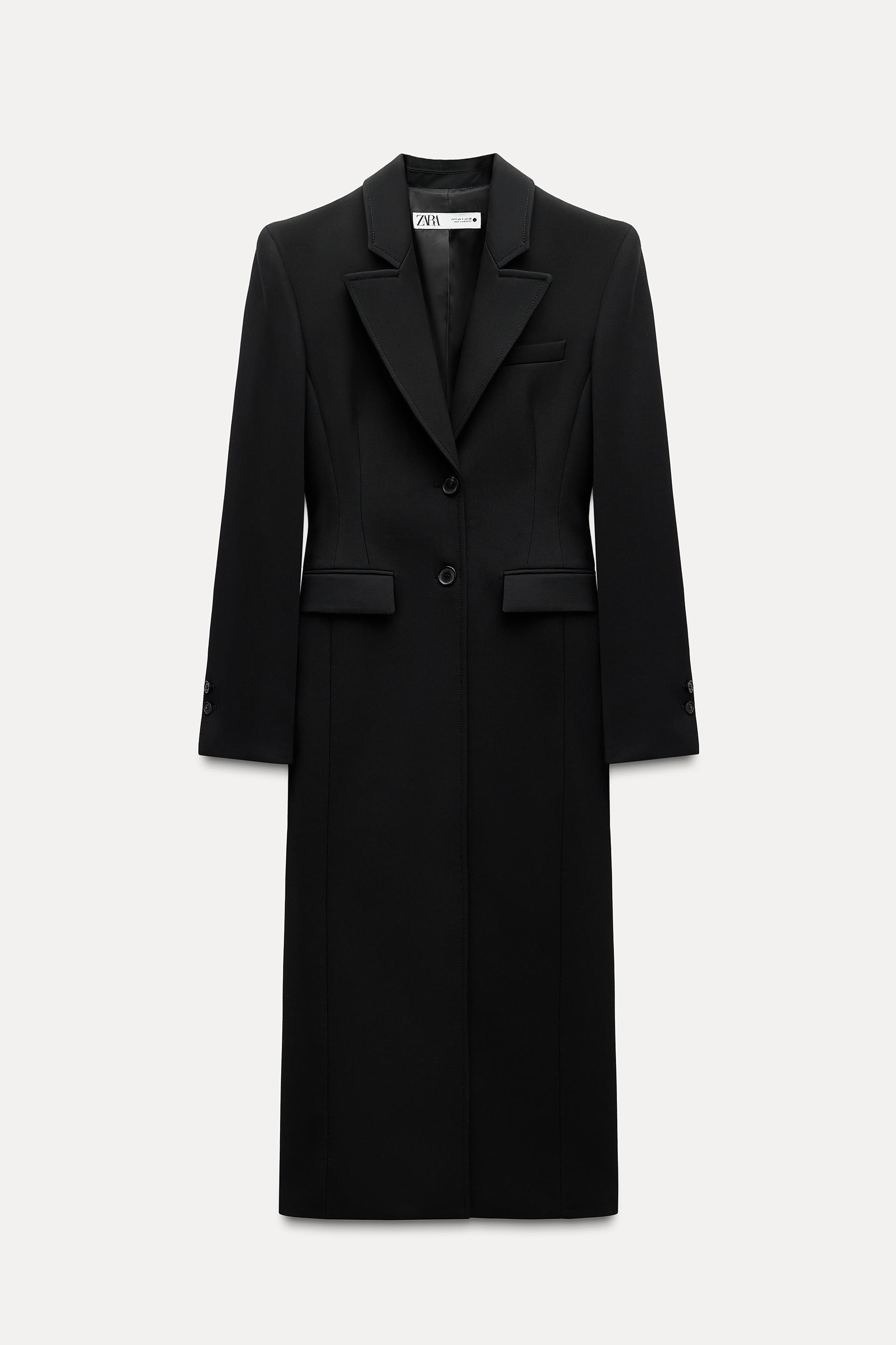 LONG FITTED COAT ZW COLLECTION Product Image