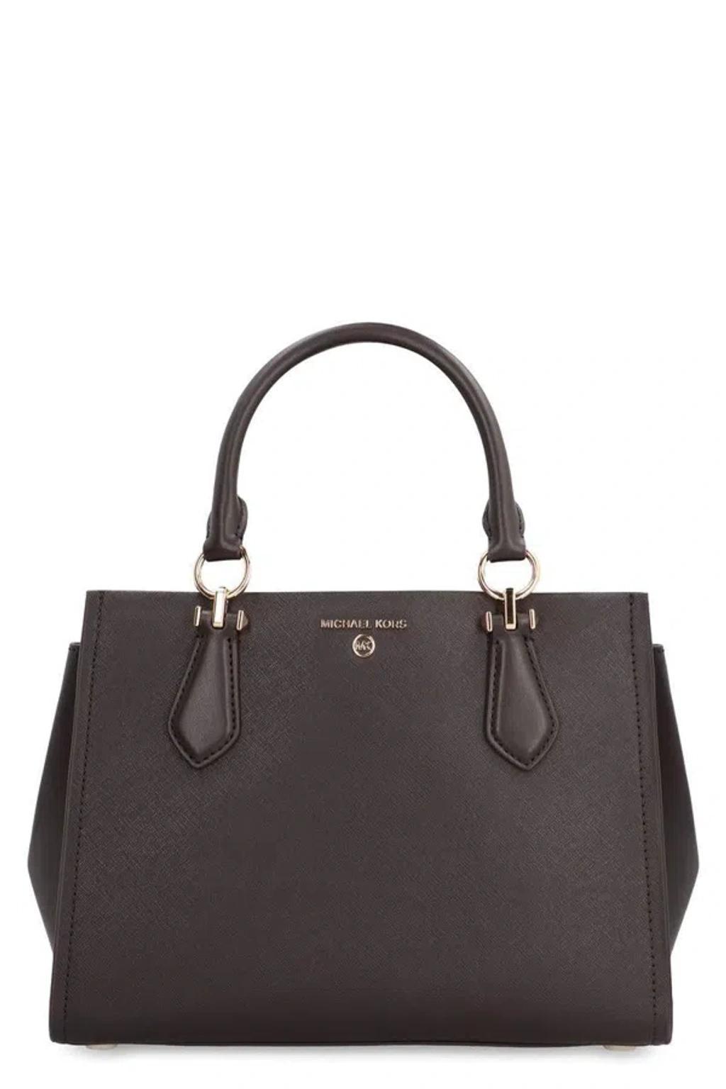 MICHAEL KORS Md Satchel In Brown Product Image