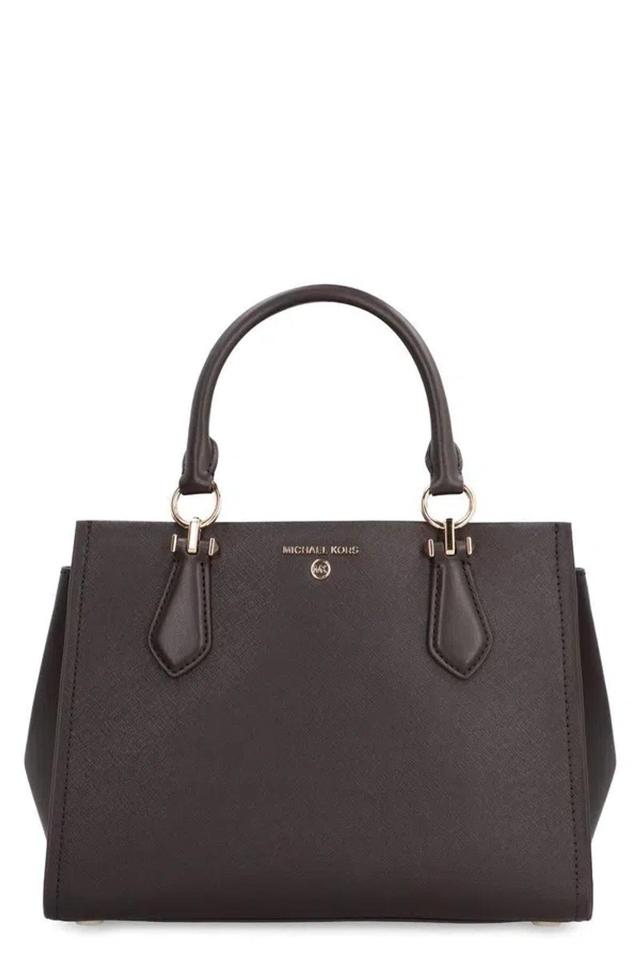 MICHAEL KORS Md Satchel In Brown Product Image