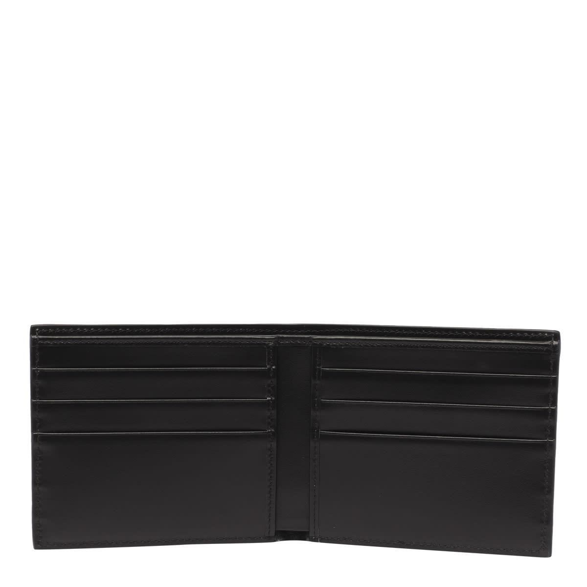 Logo Print Wallet In Black Product Image