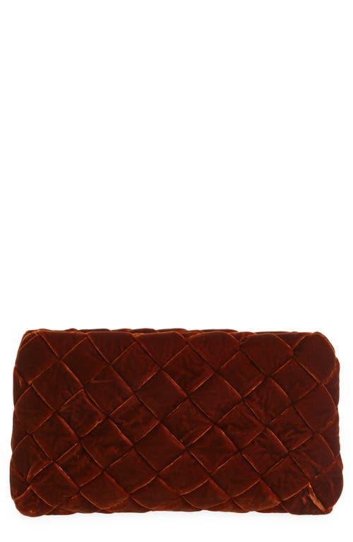 Womens Aviva Woven Satin Clutch Product Image