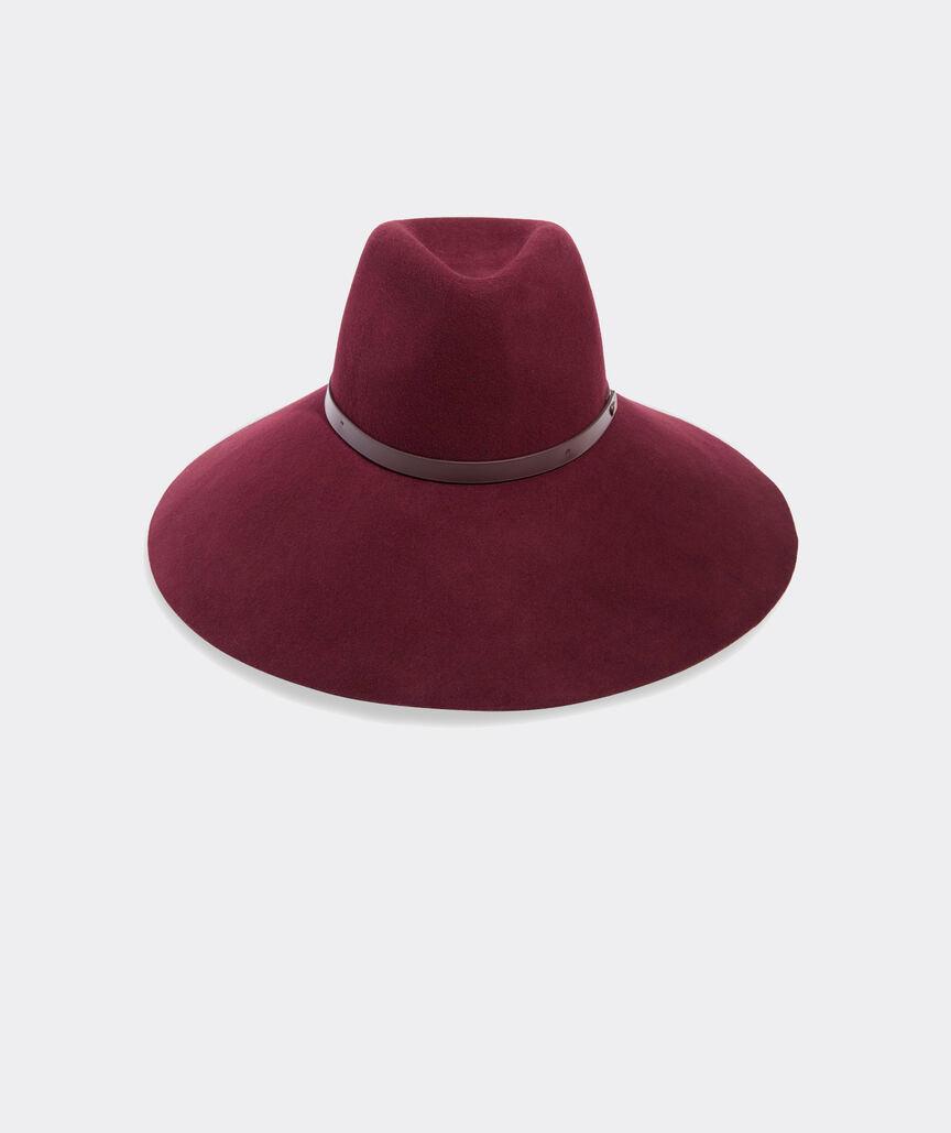 Wide Brim Wool Felt Fedora Product Image