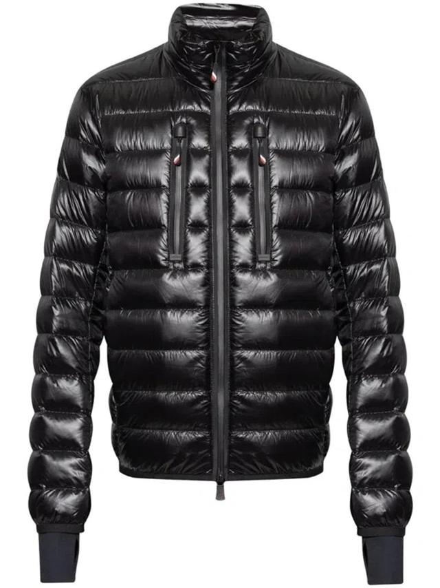 Logo-patch Zipped Padded Jacket In Black Product Image