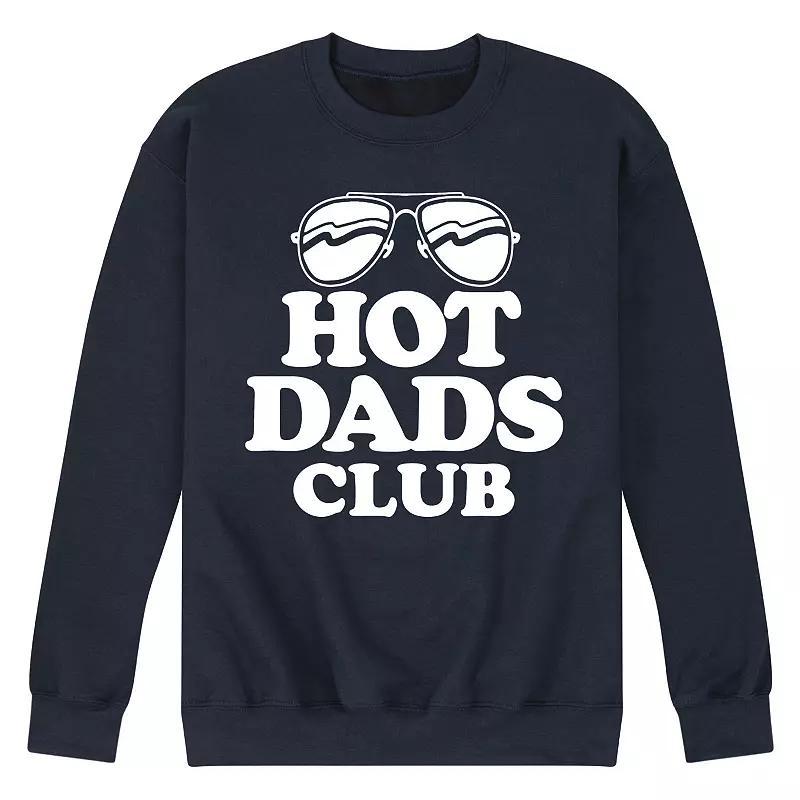 Mens Hot Dads Club Fleece Sweatshirt Black Product Image