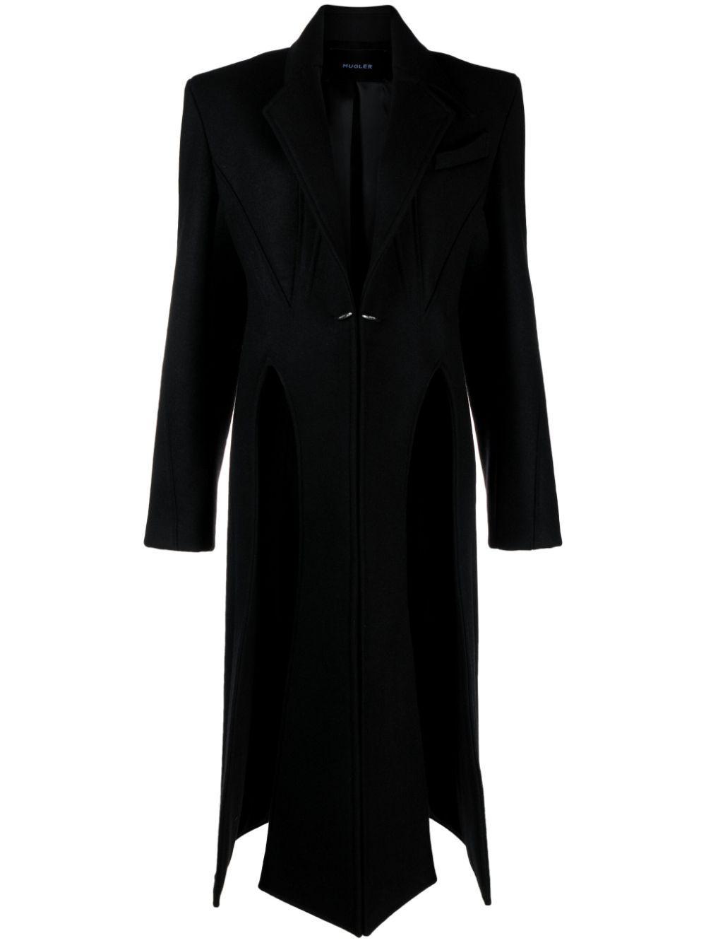 VALENTINO GARAVANI Mugler Coat In Black Product Image