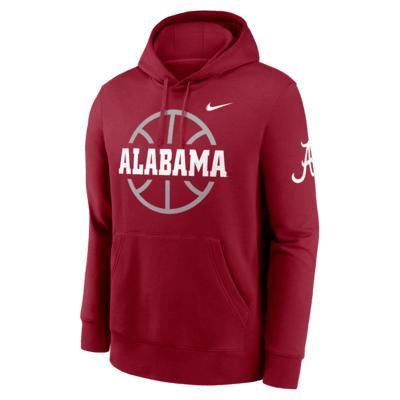 Alabama Crimson Tide Club Basketball Icon Nike Mens College Pullover Hoodie Product Image