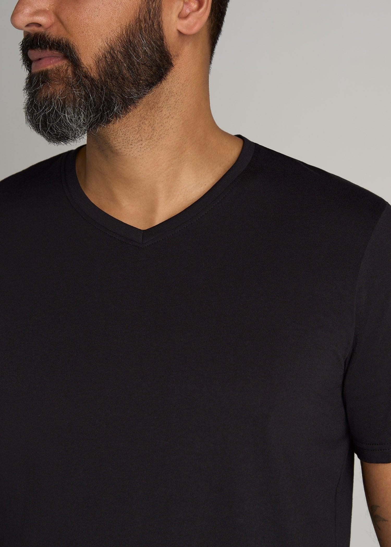 The Everyday REGULAR-FIT V-Neck Tall Men's T-Shirt in Black Male Product Image