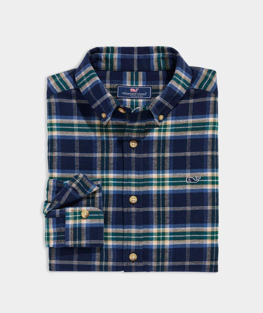 Vineyard Flannel Plaid Shirt Product Image