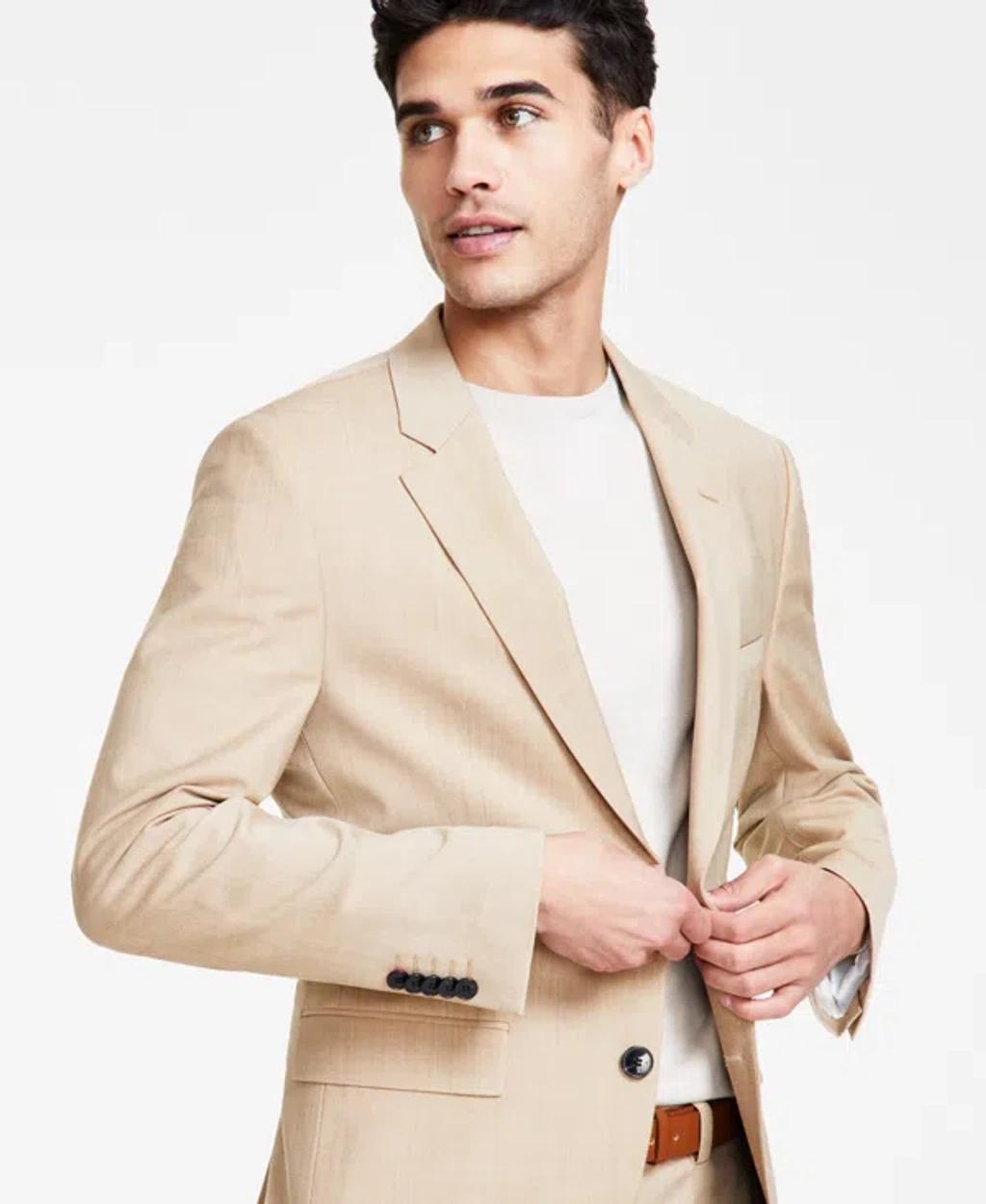 Hugo by Hugo Boss Mens Modern Fit Superflex Suit Jacket Product Image