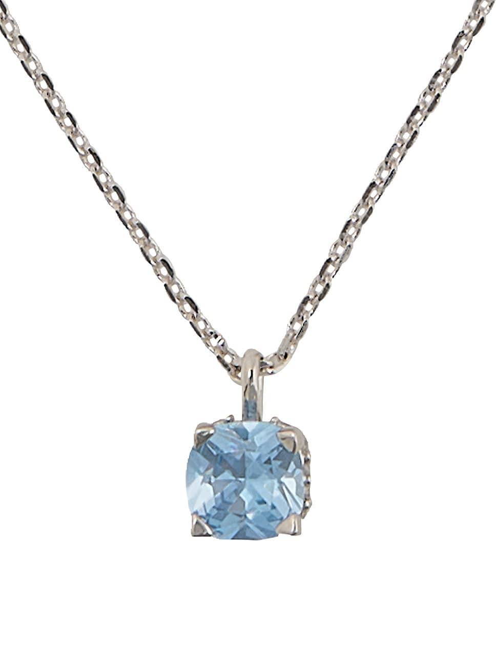 Kate Spade New York cushion cubic zirconia pendant necklace Product Image