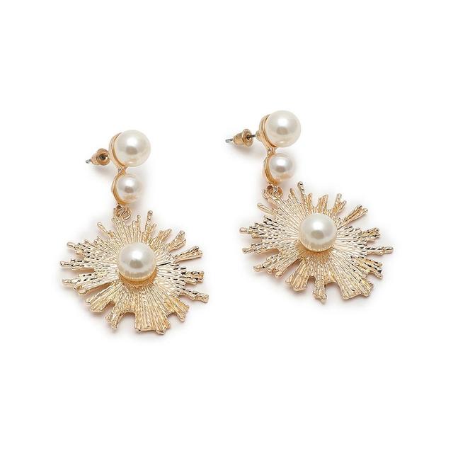 Sohi Womens Wild Flower Drop Earrings Product Image