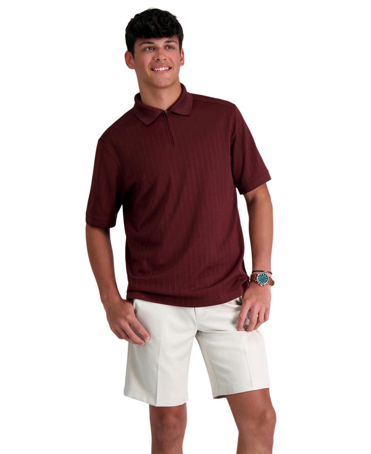 Haggar Mens Cool 18 Pro Flat Front Classic-Fit 9.5 Shorts Product Image