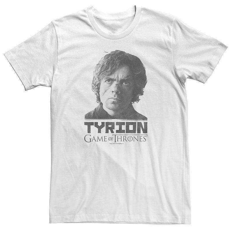 Big & Tall Game Of Thrones Tyrion Lannister Big Face Tee, Mens Product Image