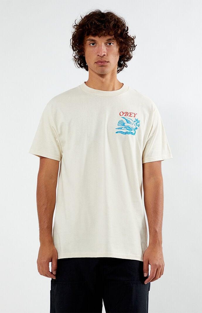 Obey Men's Peace Delivery Dove T-Shirt Product Image