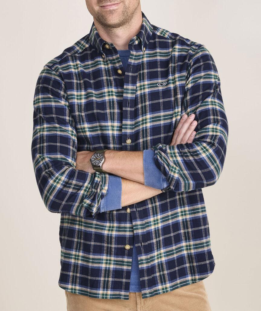 Vineyard Flannel Plaid Shirt Product Image