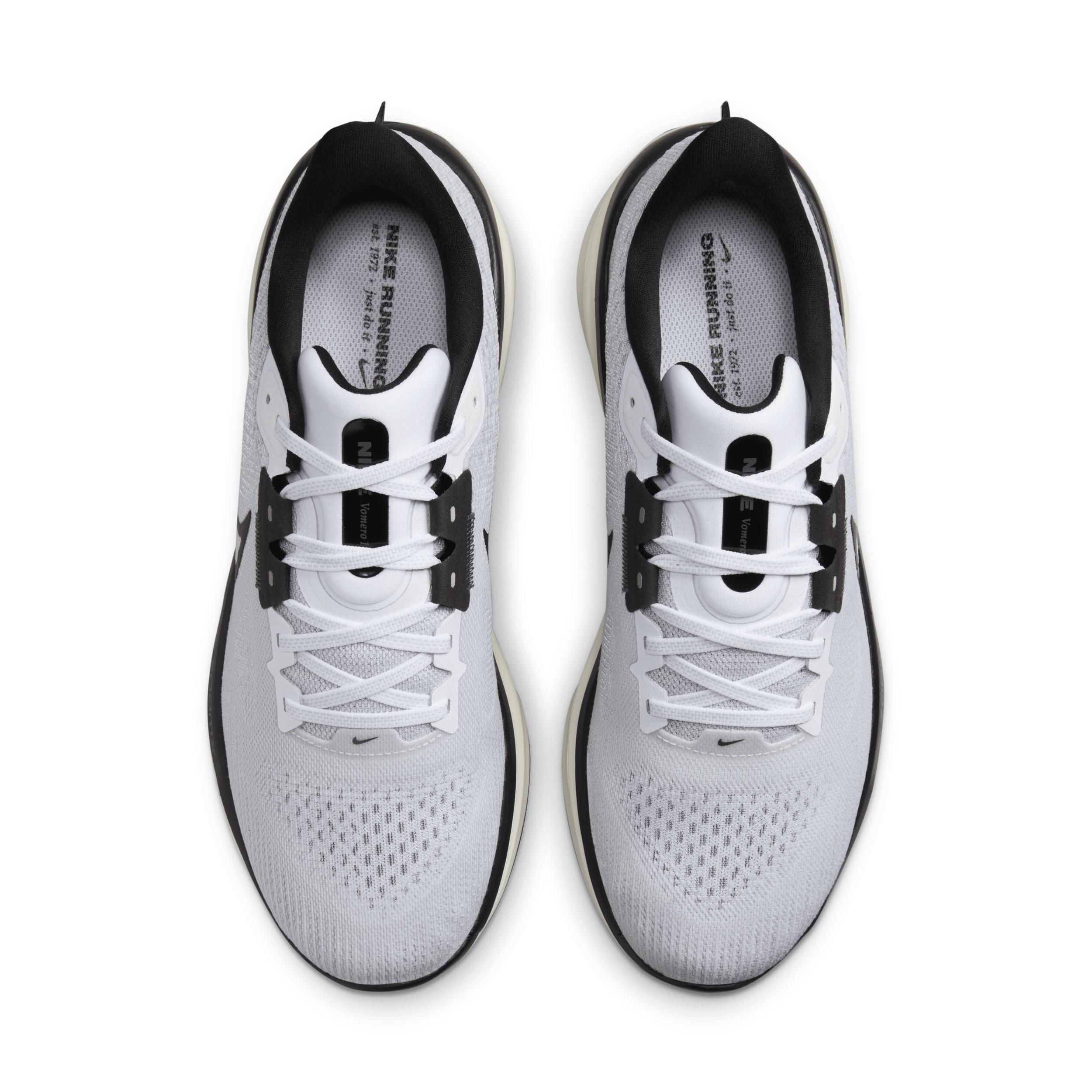 Nike Mens Nike Vomero 17 - Mens Shoes White/Black/Pure Platinum Product Image