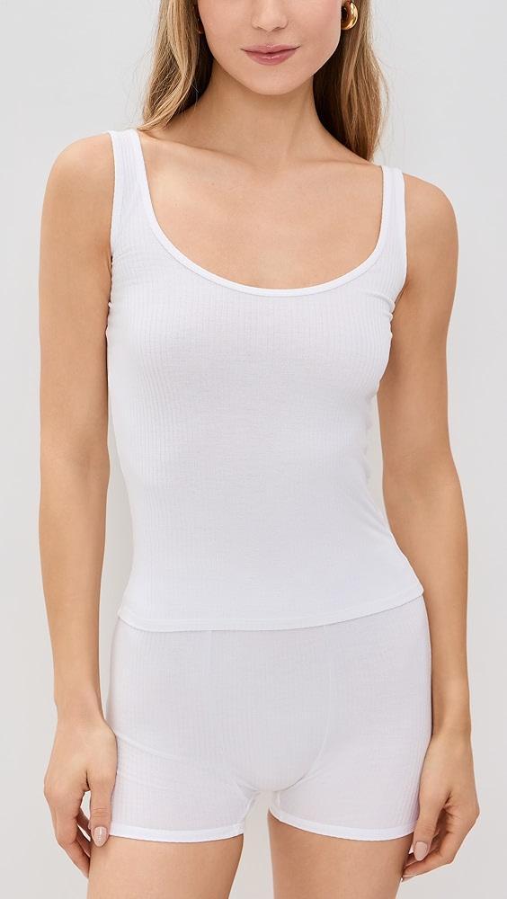 Stripe & Stare Scoop Neck Rib Tank | Shopbop Product Image