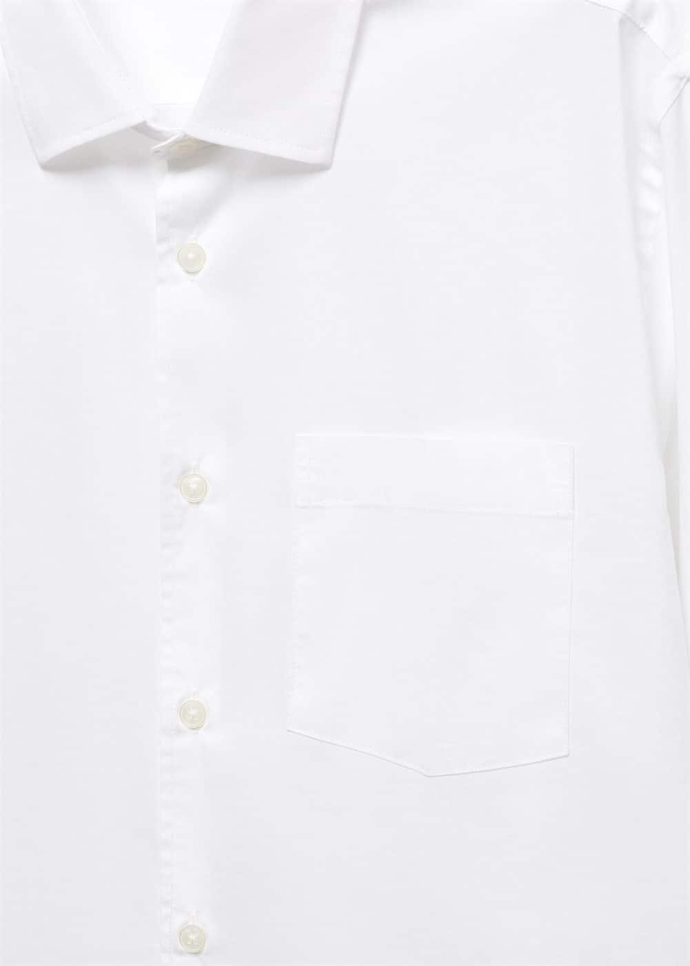 Mango Mens Classic-Fit Poplin Shirt Product Image