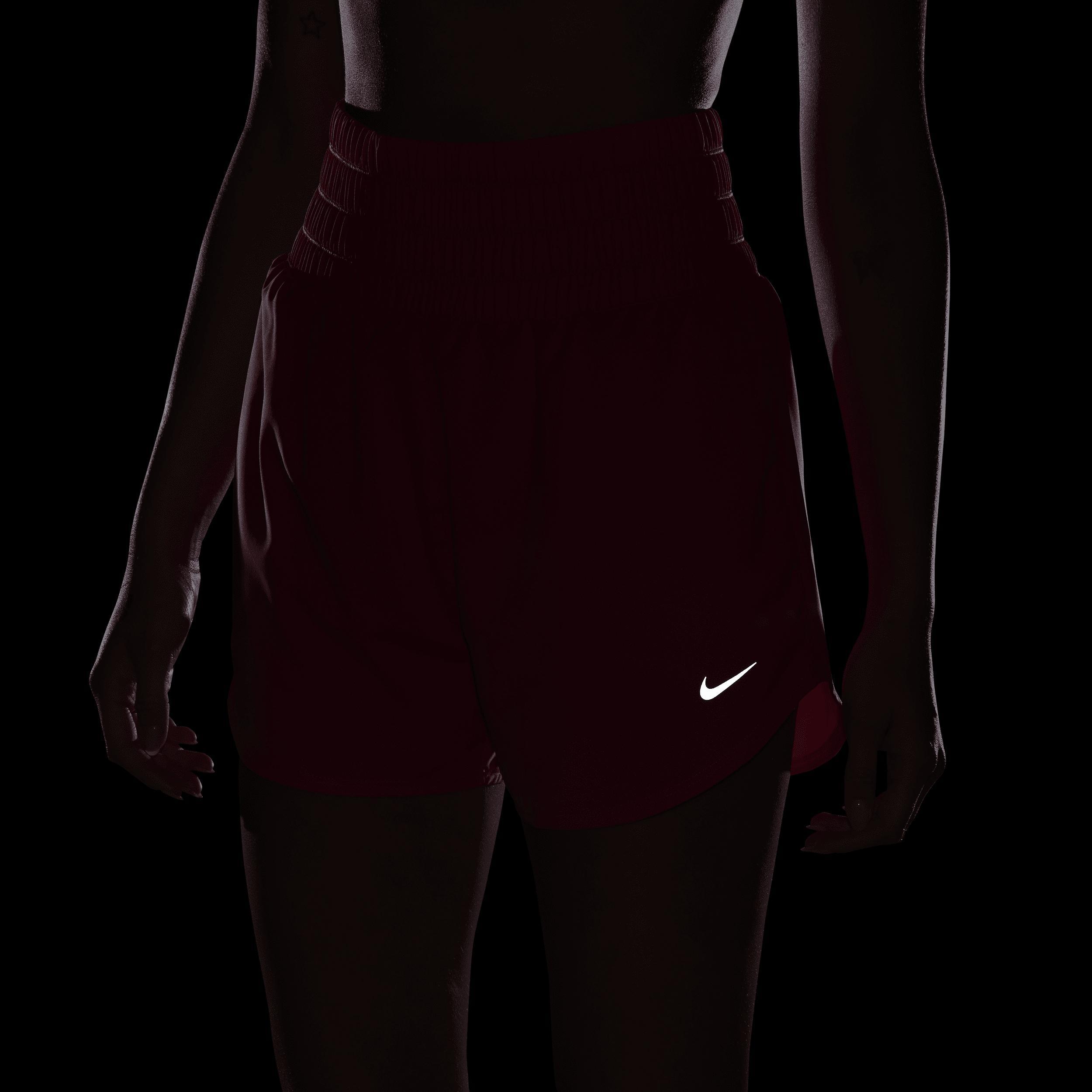 Nike Women's One Dri-FIT Ultra High-Waisted 3" Brief-Lined Shorts Product Image