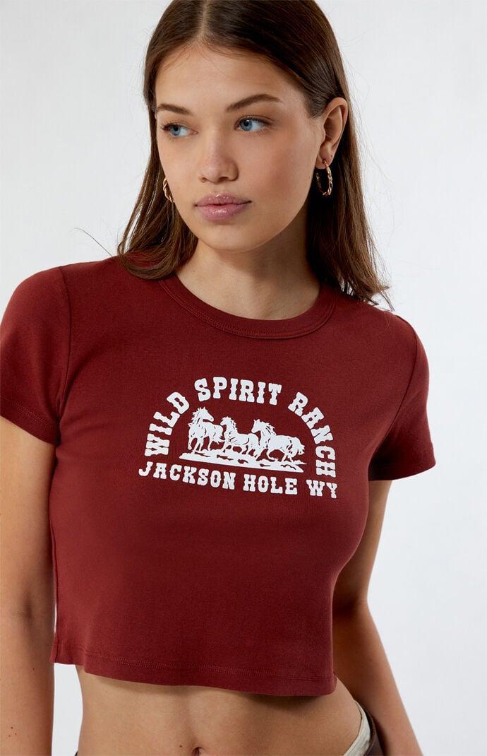 Women's Wild Spirit Ranch Baby T-Shirt Product Image