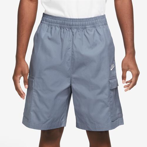 Nike Mens Nike Club Cargo Shorts - Mens Grey/White/White Product Image