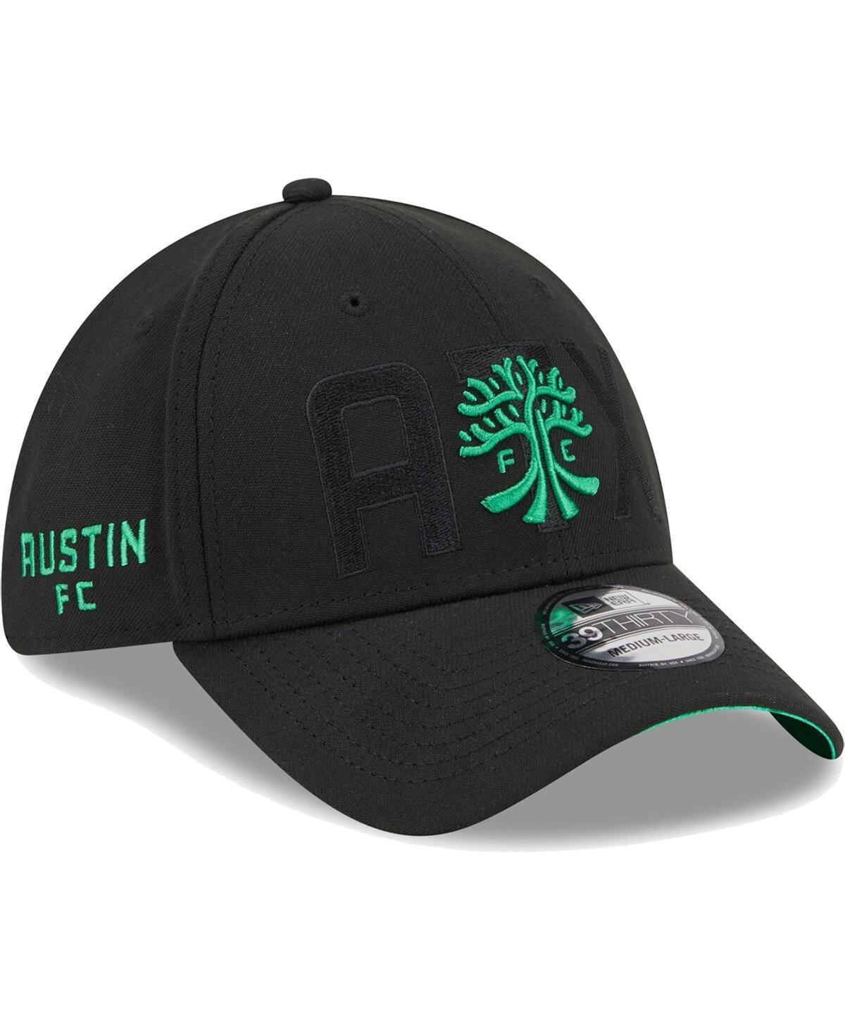 Mens New Era Black Austin Fc Kick Off 39THIRTY Flex Hat Product Image