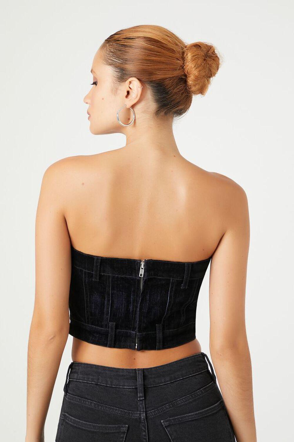 Reworked Cropped Tube Top | Forever 21 Product Image