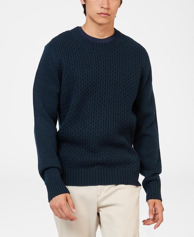 Ben Sherman Mens Aran Textured Crew Sweater Product Image