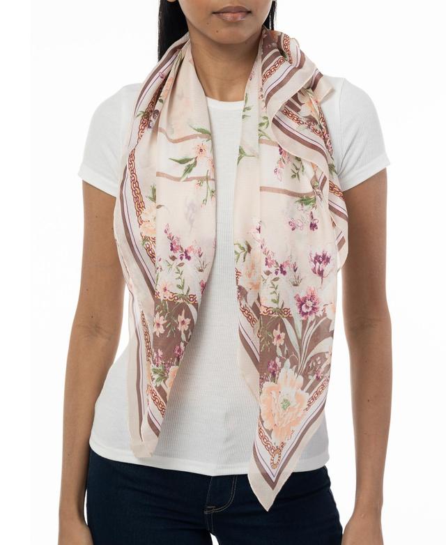 Giani Bernini Womens Garden Botanical Printed Square Scarf Product Image