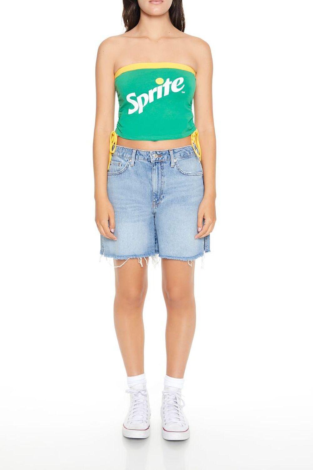 Sprite Graphic Ruched Tube Top | Forever 21 Product Image