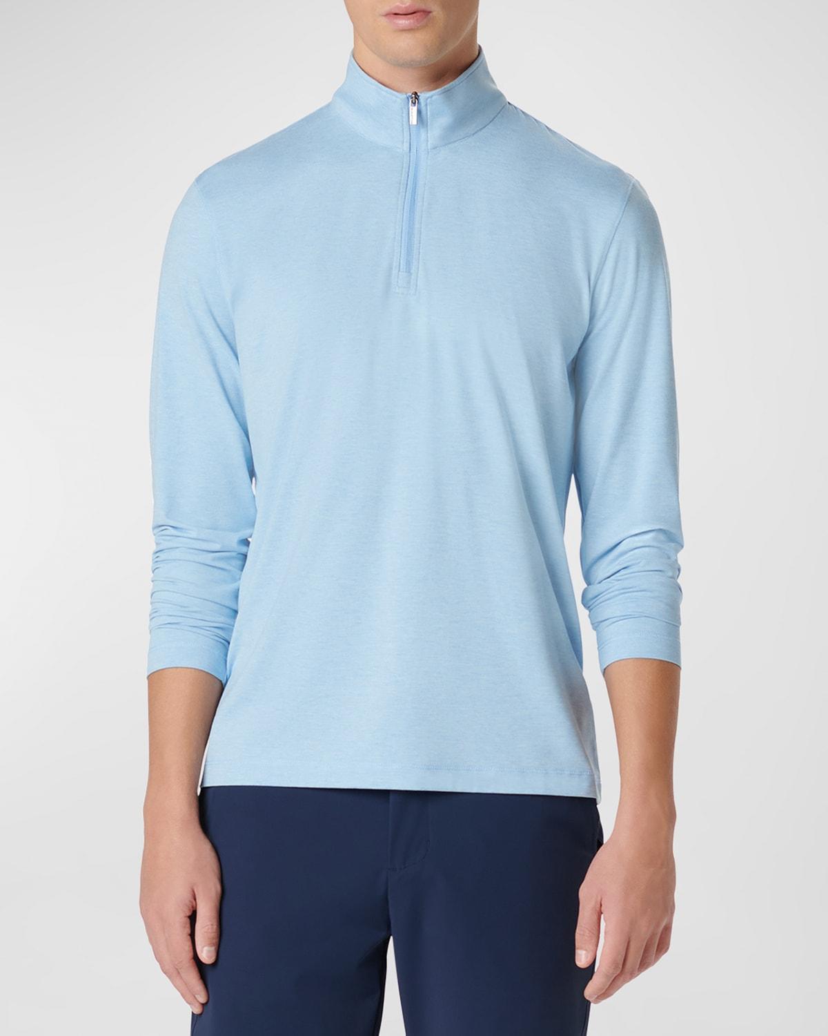 Mens UV50 Performance Quarter-Zip Sweater Product Image