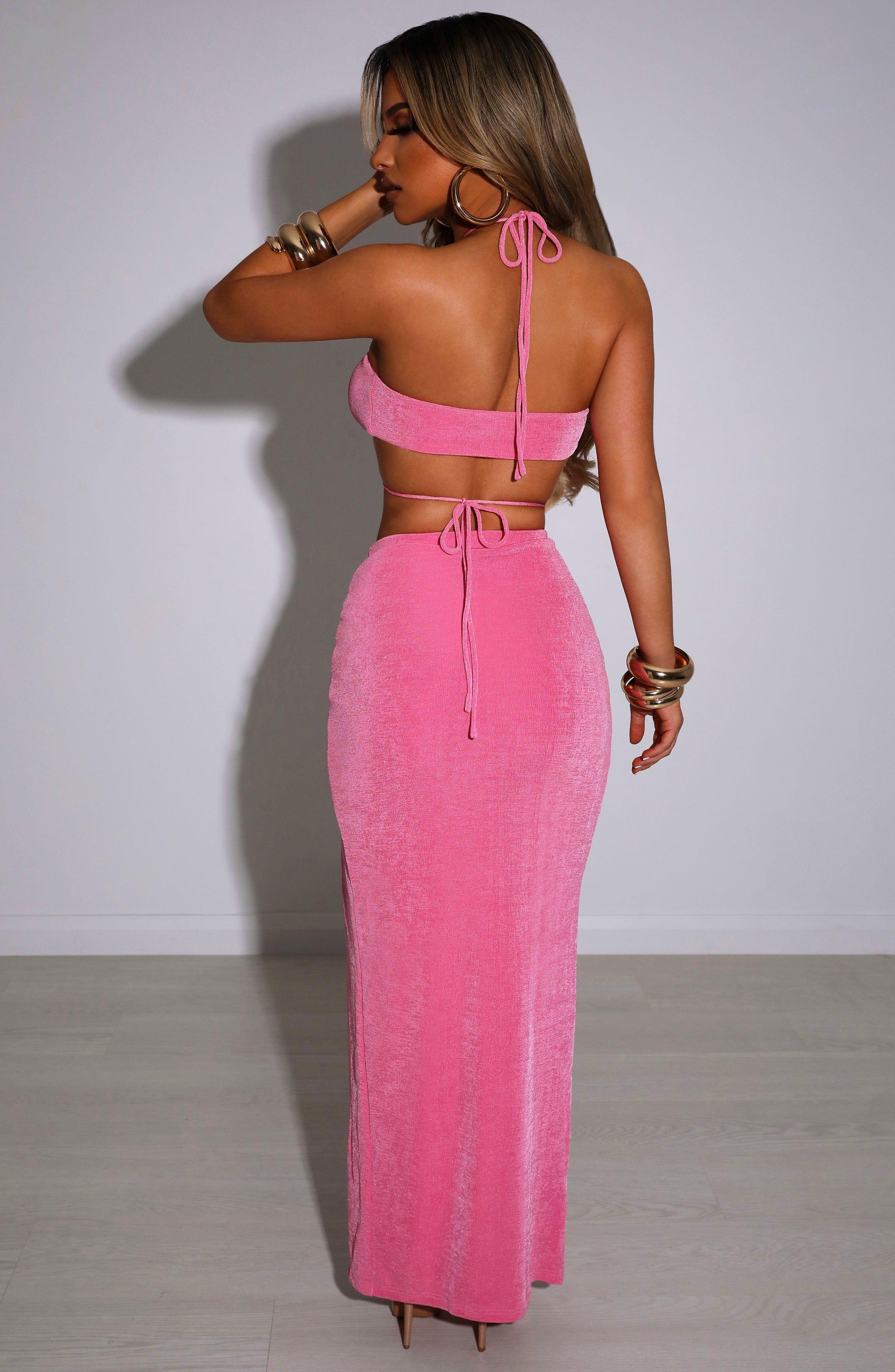 Ariela Maxi Skirt - Bubblegum Product Image