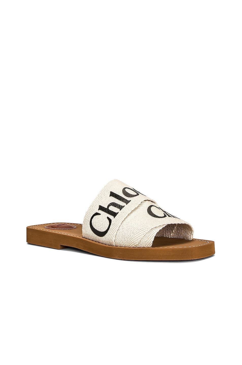 Chloe Woody Flat Slides Product Image