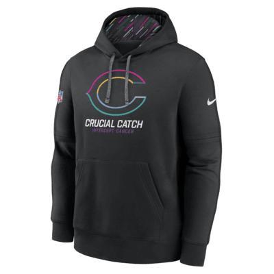 Chicago Bears Crucial Catch Club Men's Nike NFL Pullover Hoodie Product Image