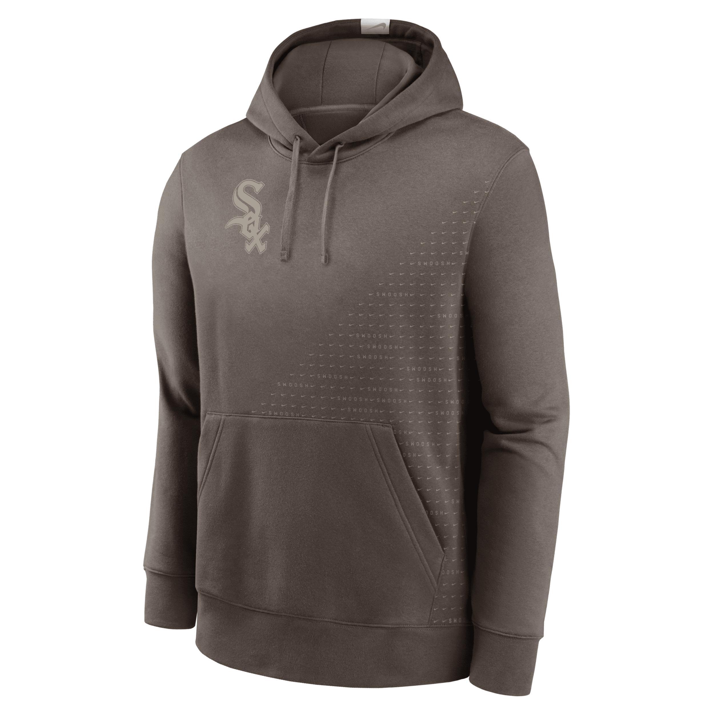 Mens Nike Light Brown New York Mets Statement Pullover Hoodie Product Image