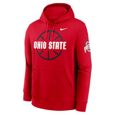 Ohio State Buckeyes Club Basketball Icon Men's Nike College Pullover Hoodie Product Image