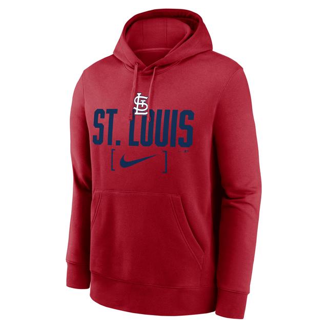 St. Louis Cardinals Club Slack Nike Men's MLB Pullover Hoodie Product Image