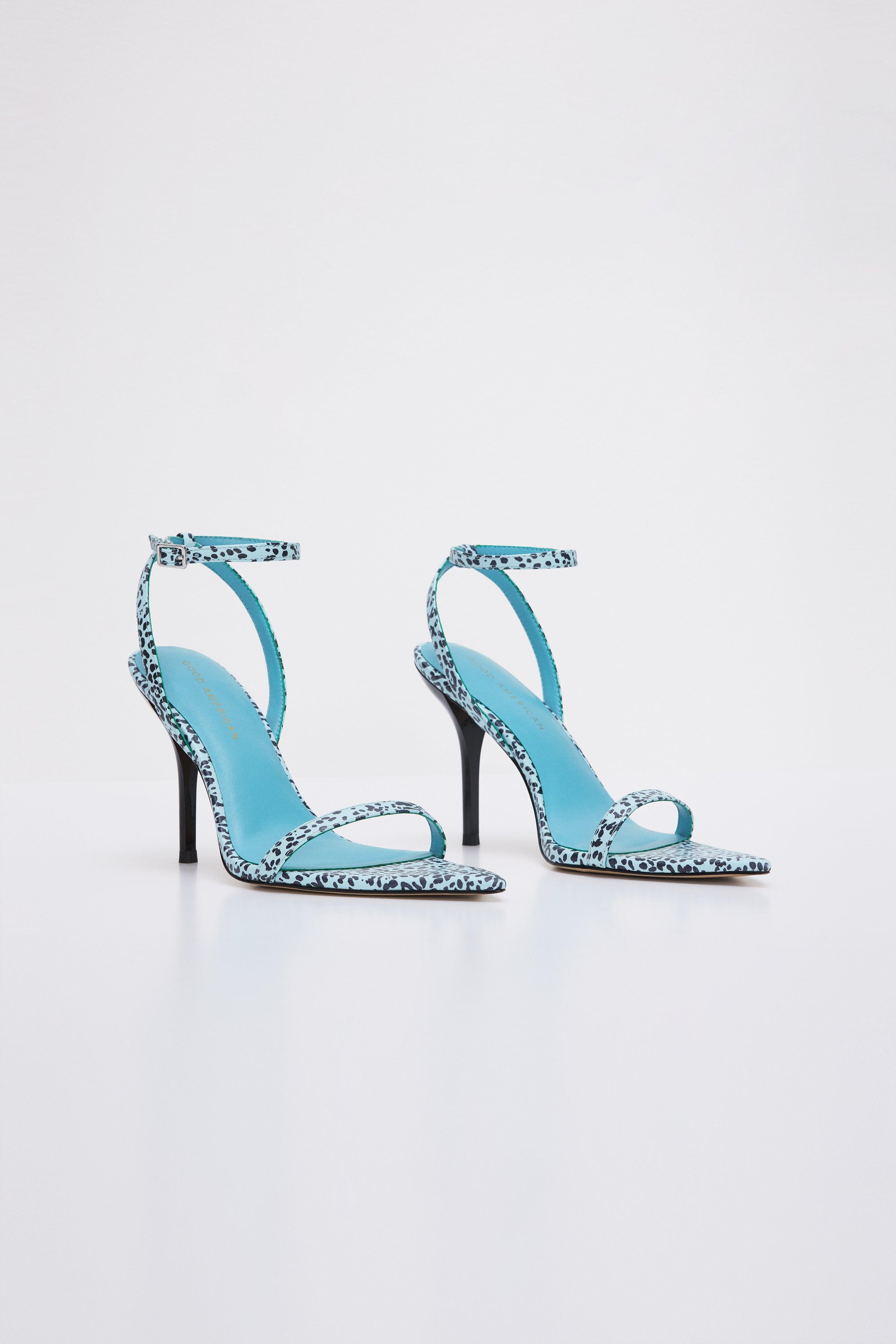 STRAPPY HEELS | BLUE LEOPARD003 Product Image