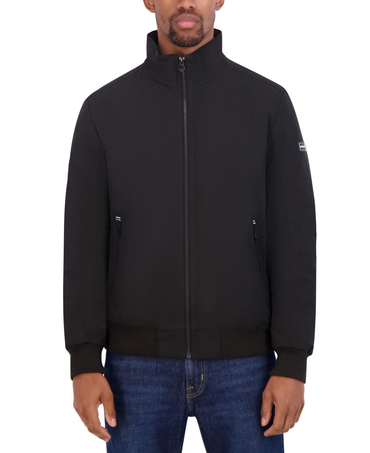 Nautica Mens Transitional Zip-Front Bomber Jacket Product Image