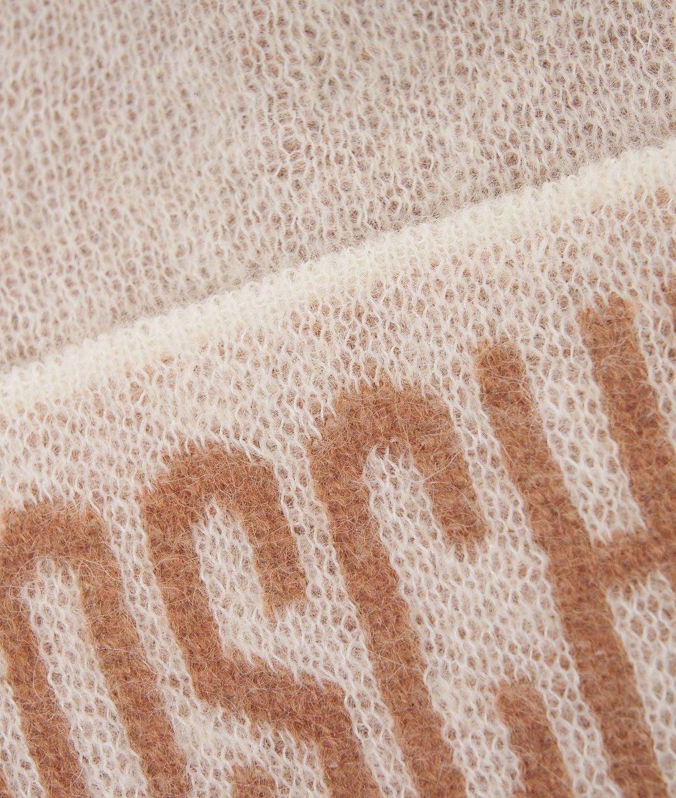 Berretto in maglia mohair con logo Female Product Image