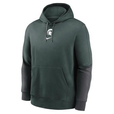 Michigan State Spartans Sideline Team Issue Club Men's Nike College Pullover Hoodie Product Image